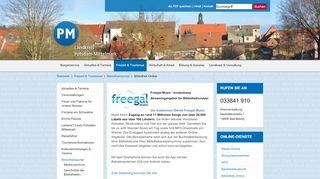 
                            10. Potsdam-Mittelmark: Bibliothek Online