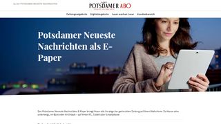 
                            3. Potsdamer Neueste Nachrichten als E-Paper | PNN Abo