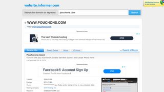 
                            4. pouchons.com at WI. Pouchons is closed. - Website Informer