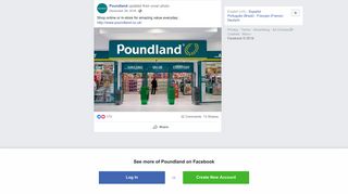 
                            7. Poundland - Shop online or in-store for amazing value... | Facebook