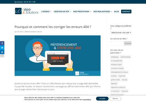 
                            11. Pourquoi et comment les corriger les erreurs 404 ? - Web et Solutions