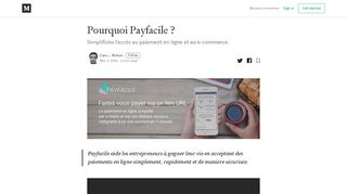 
                            7. Pourquoi Payfacile ? – Camille Richon – Medium