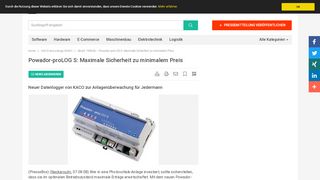 
                            4. Powador-proLOG S: Maximale Sicherheit zu minimalem Preis - KACO ...