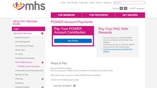 
                            13. POWER Account Payments | MHS Indiana