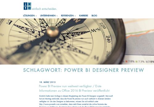 
                            11. Power BI Designer Preview | ixto GmbH