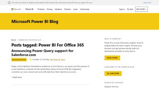 
                            10. Power BI For Office 365 - Microsoft