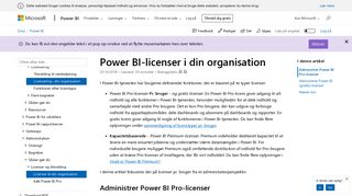 
                            5. Power BI-licenser i din organisation - Power BI | Microsoft Docs