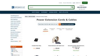 
                            10. Power Extension Cords & Cables - Cableorganizer.com