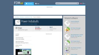 
                            12. Power Indiabulls (free version) download for PC