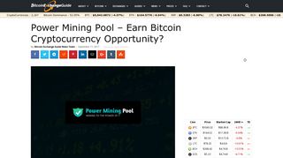 
                            7. Power Mining Pool Review - Earn Bitcoin Cryptocurrency Opportunity?