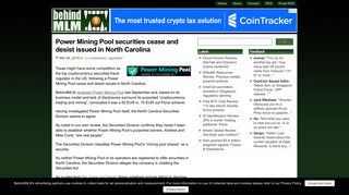 
                            10. Power Mining Pool securities cease and desist issued in North ...