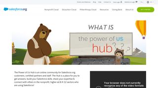 
                            9. Power of Us Hub - Salesforce.org