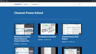 
                            5. Power School – HWDSB.tv