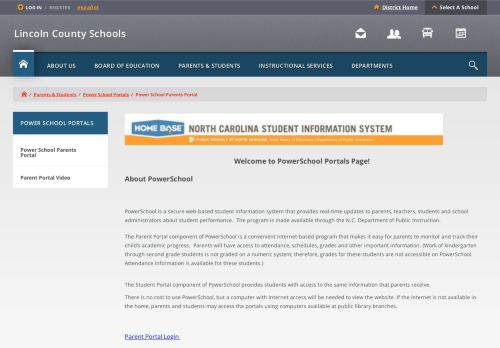 
                            4. Power School Portals / Power School Parents Portal
