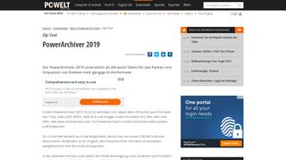 
                            8. PowerArchiver 2018 - PC-WELT