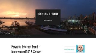 
                            13. Powerful internet fraud – Moneyexpert360 & Swoggi | Bertozzi's Bytesize