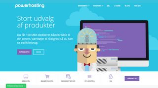 
                            3. Powerhosting ApS - Webhosting og service du kan regne med