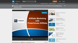 
                            13. Powerhouse affiliate marketing ppt - SlideShare