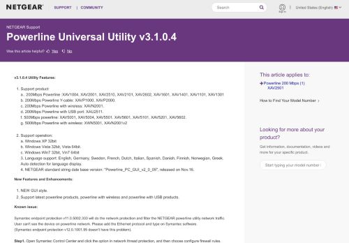 
                            2. Powerline Universal Utility v3.1.0.4 | Answer | NETGEAR ...