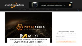 
                            6. PowerNodes Review: Mize Network's Crypto Mining Scam Reboot?