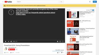 
                            7. PowerPoint 2016: Saving Presentations - YouTube