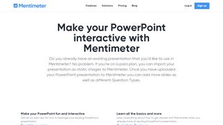 
                            11. PowerPoint plugin - Mentimeter