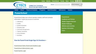 
                            9. PowerSchool | CT Technical High School System