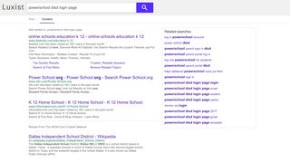 
                            13. powerschool disd login page - Luxist - Content Results