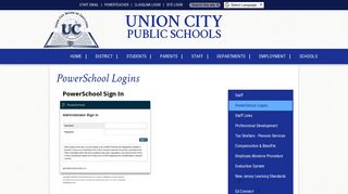 
                            12. PowerSchool Logins - Basics - Union City Public Schools