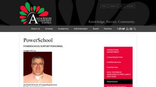 
                            8. PowerSchool – Operations Department – Anderson Community ...