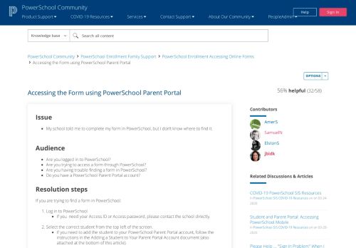 
                            2. Powerschool Parent Portal Access - PowerSchool Community
