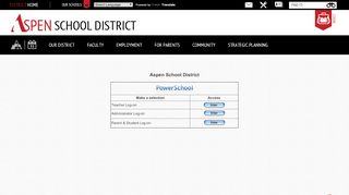 
                            5. PowerSchool / PowerSchool Logon - Aspen School District