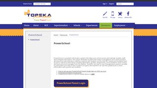 
                            9. PowerSchool / PowerSchool - Topeka Public Schools