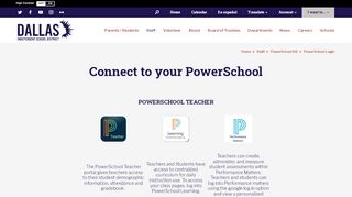 
                            7. PowerSchool SIS / PowerSchool Login - Dallas ISD