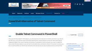 
                            3. PowerShell Alternative of Telnet Command - TechTutsOnline