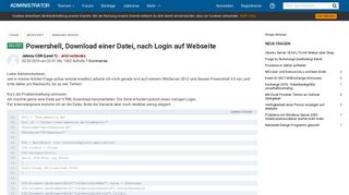 
                            1. Powershell Download einer Datei nach Login auf Webseite ...