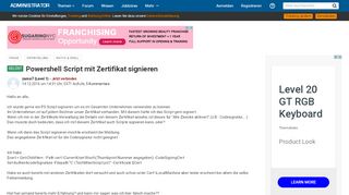 
                            9. Powershell Script mit Zertifikat signieren - Administrator