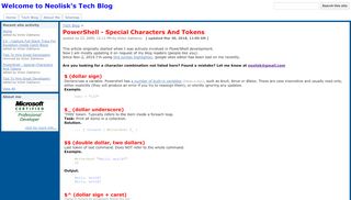 
                            6. PowerShell - Special Characters And Tokens - Welcome to Neolisk's ...