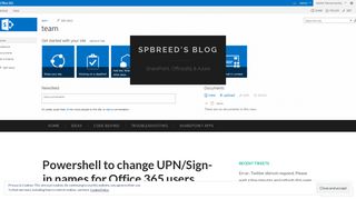 
                            11. Powershell to change UPN/Sign-in names for Office 365 users ...