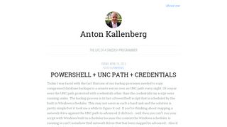 
                            5. POWERSHELL + UNC PATH + CREDENTIALS - Anton Kallenberg