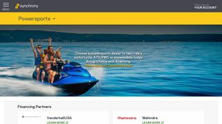 
                            12. Powersports Financing | Synchrony