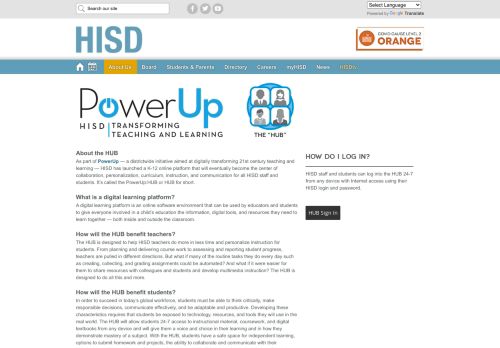 
                            2. PowerUp / HUB - HISD