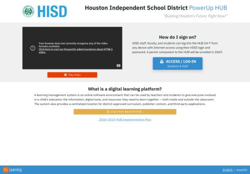 
                            4. PowerUp HUB Portal • Houston ISD