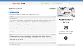 
                            12. poweryourtrade.com Complaints