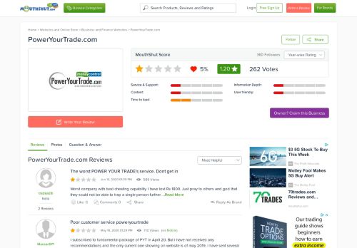 
                            7. POWERYOURTRADE.COM - Reviews | online | Ratings | Free