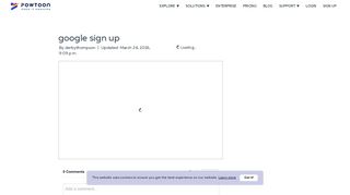 
                            7. Powtoon - google sign up