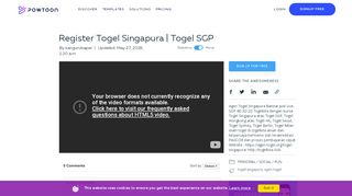 
                            13. PowToon - Register Togel Singapura | Togel SGP