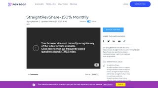 
                            8. Powtoon - StraightRevShare-150% Monthly