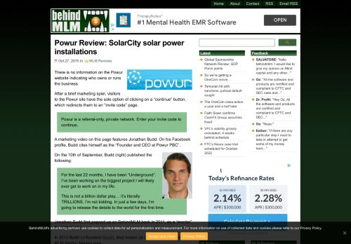 
                            10. Powur Review: SolarCity solar power installations - BehindMLM
