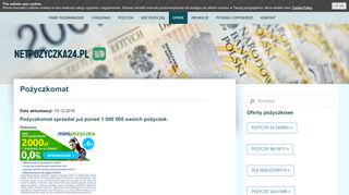 
                            8. Pożyczkomat — elastyczna pożyczka do 4 000 zł - netpozyczka24.pl